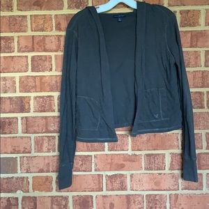 Hooded cardigan